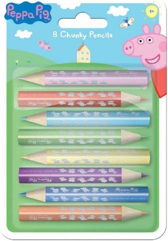 Anker Peppa Chunky Colouring Pencils (Pack of 8)