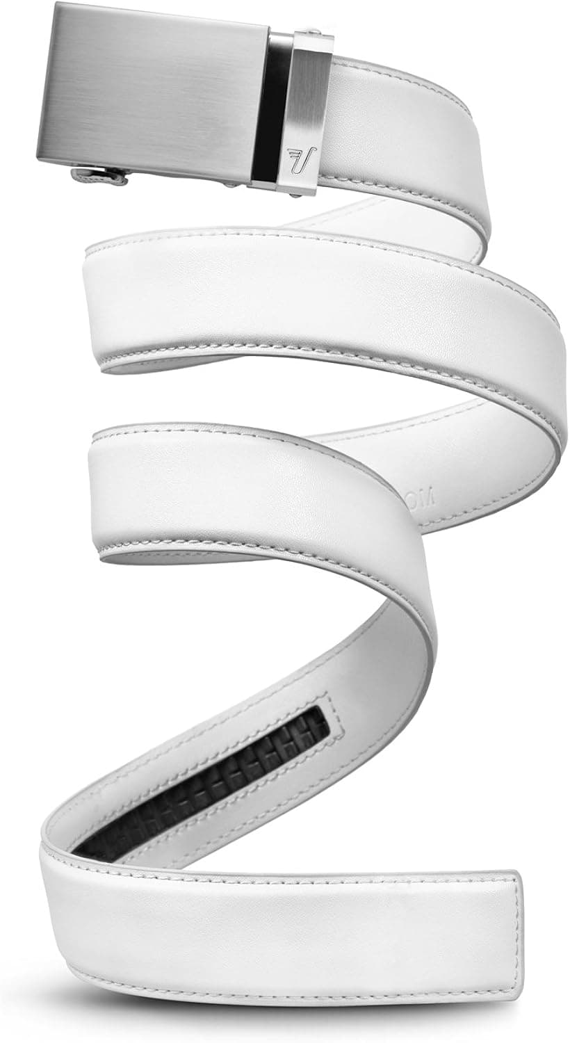Mission Belt Men's Leather Ratchet Belt, 40mm Metal Collection