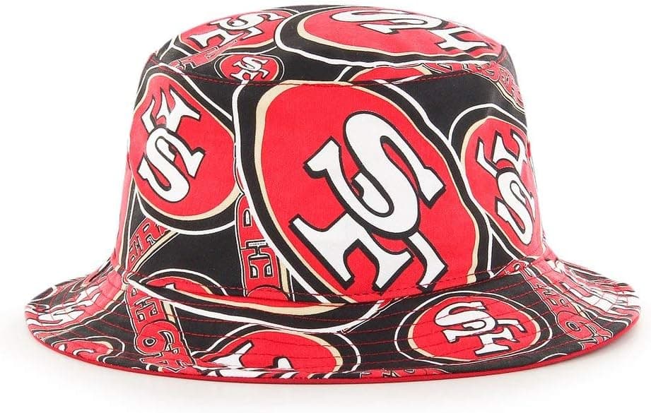 '47 Brand Bravado Printed All Over Bucket Hat - NFL Gilligan Fishing Cap