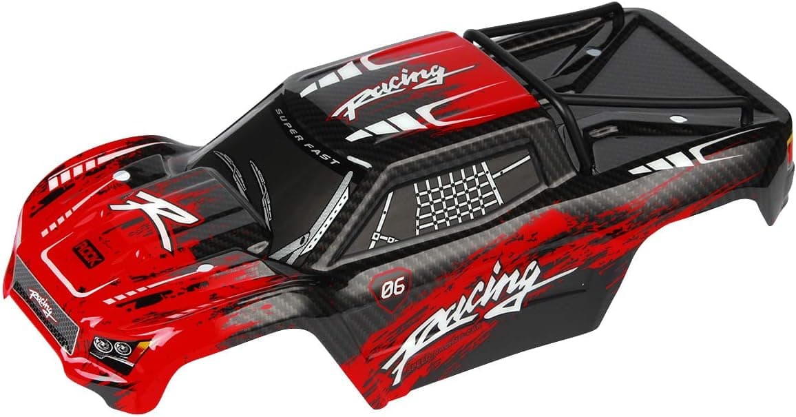 Hosim RC Car Shell Truck Body 174 Racer Cover Accessory Spare Parts 74-001 for G174 RC Car (Red)