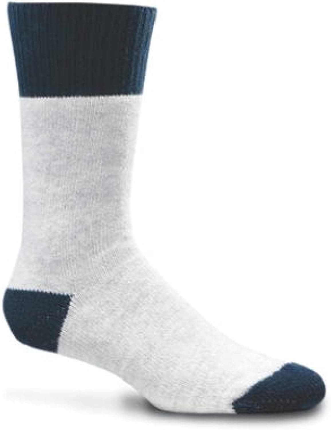 Wigwam Moose Socks Sweatshirt Grey Ltd / Navy LG 2-Pack