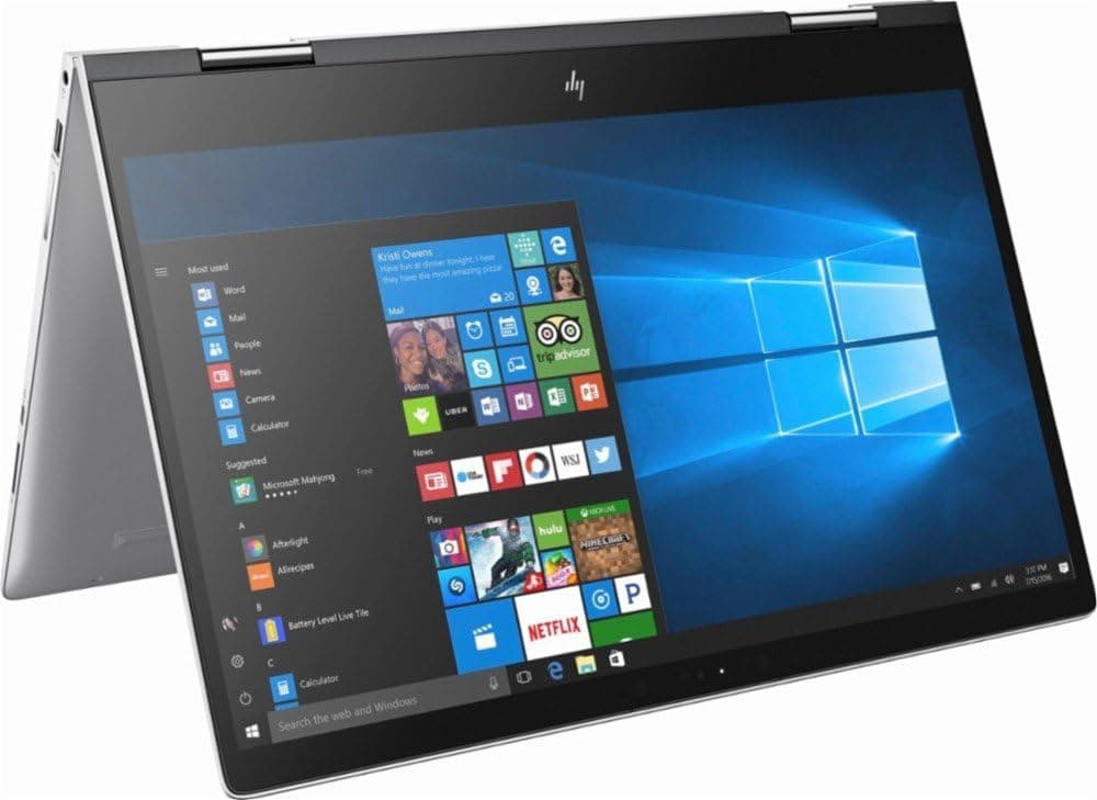 2018 HP Envy x360 15.6" 2-in-1 Convertible Full HD IPS Touchscreen Laptop/ Tablet Intel Quad-Core i5-8250U 1.6GHz 12GB DDR4 256GB SDD + 1TB HDD Backlit Keyboard B&O Audio USB Type-C Windows Ink Win 10