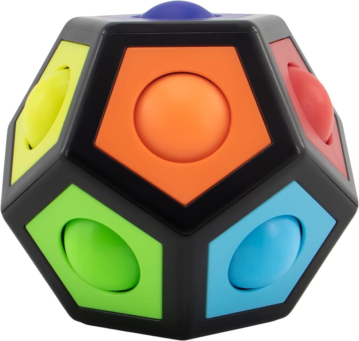 Zayin Fidget Puzzle Cube,3D Puzzle Ball Fidget Toy,Spherical Cube Twisty Brain Educational Toy for All Ages Gift
