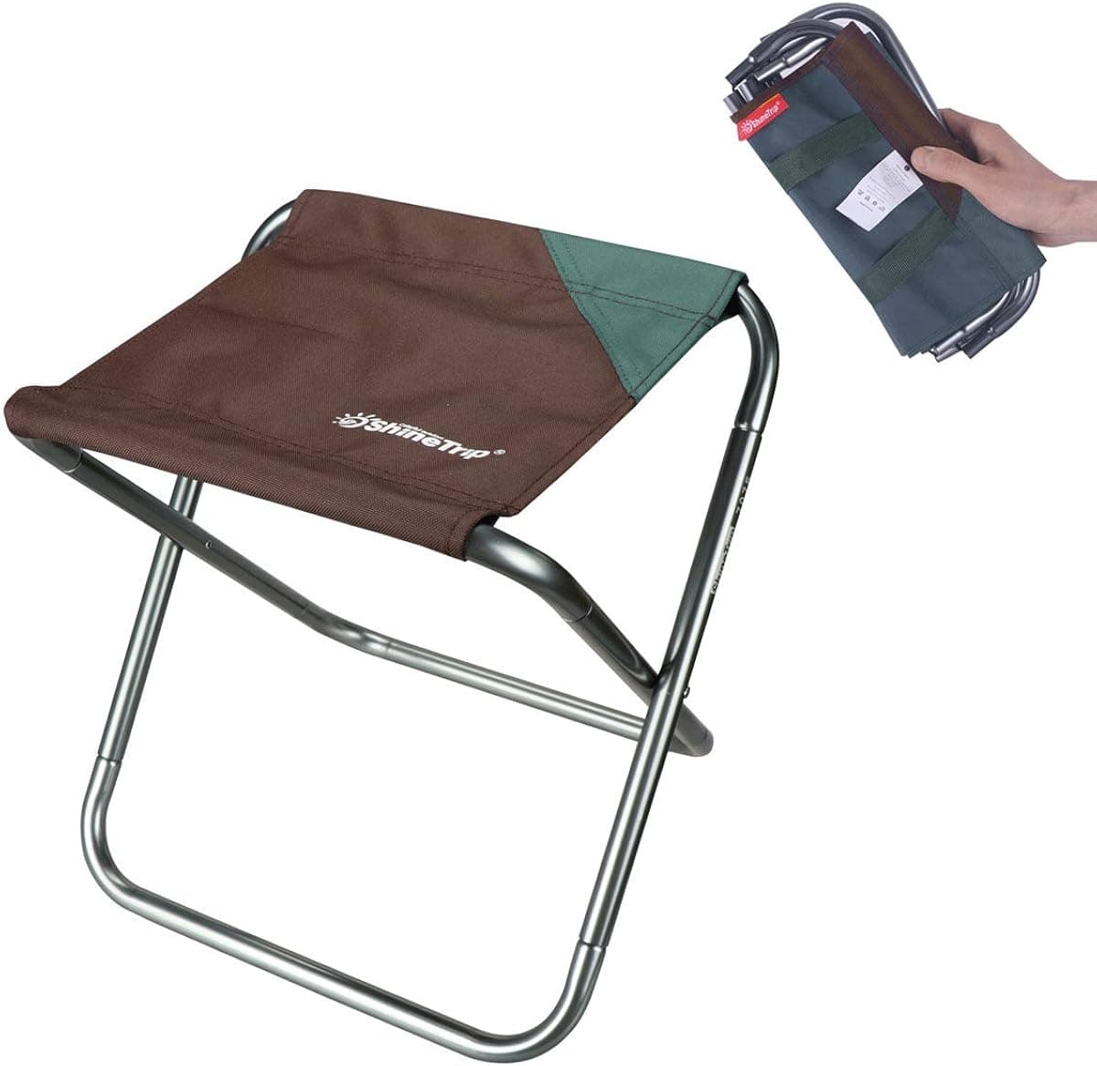 AOUTACC Ultralight Portable Folding Camping Stool for Outdoor Fishing Hiking Backpacking Travelling Little Stools( X-Large:15"x14"x13"; Large:11"x11.8"x11.4"; Medium:8.3"x9.5"x 11")