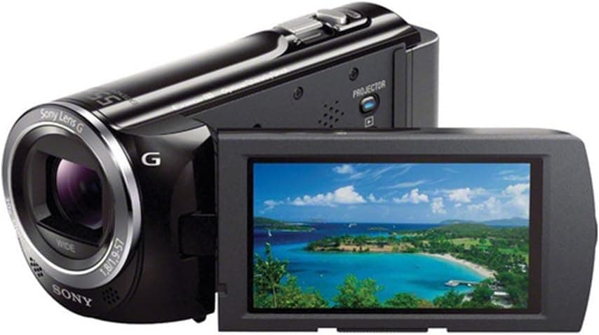 Sony HDR-PJ380/B HDRPJ380 HDR-PJ380 PJ380 High Definition Handycam Camcorder with 3.0-Inch LCD (Black) Ultimate Bundle with 32GB SD Card, High Capacity Spare Battery, Rapid AC/DC Charger, Deluxe Carrying Case, Table Tripod, LCD Screen Protectors, and More