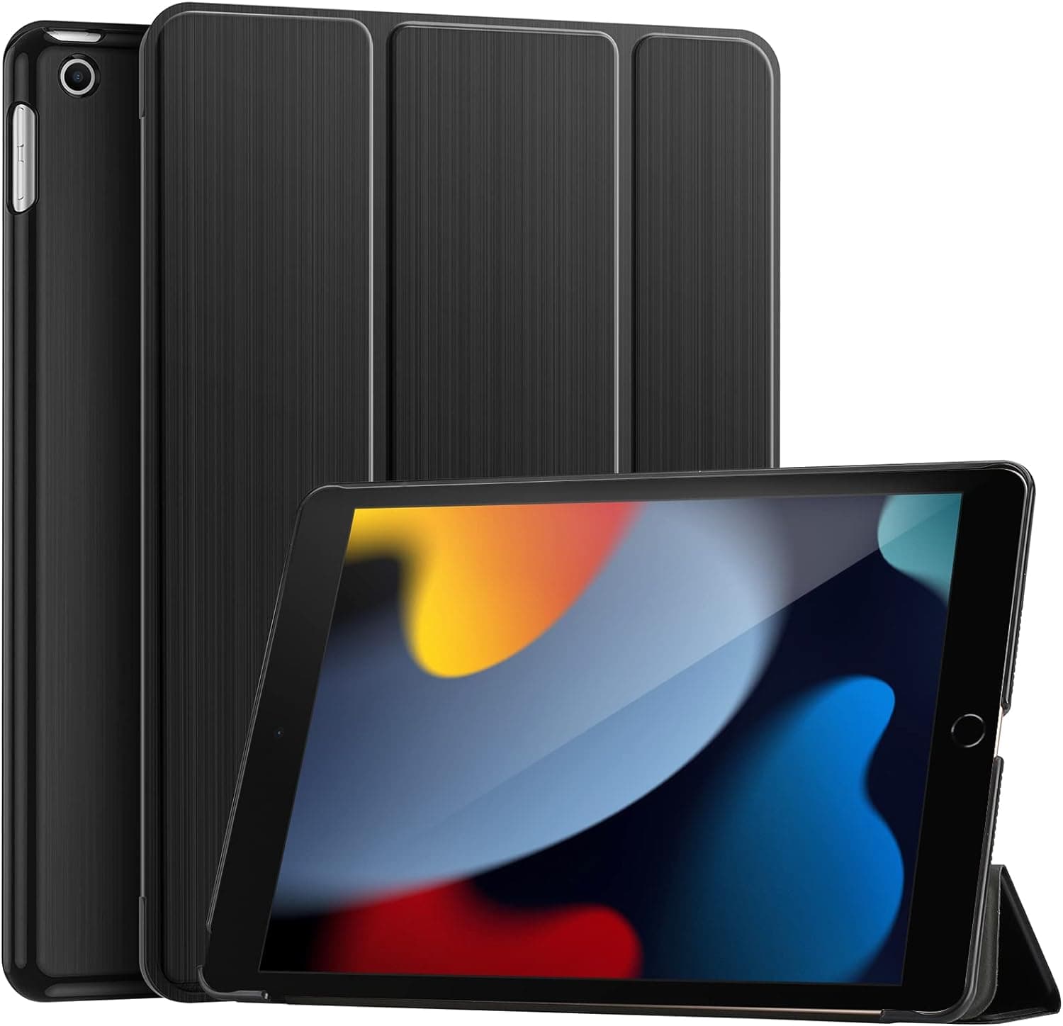 ProCase for iPad 10.2 Case iPad 9th 8th 7th Generation Case, Hard Back Protective Cover iPad Case for iPad 10.2 Inch – Black