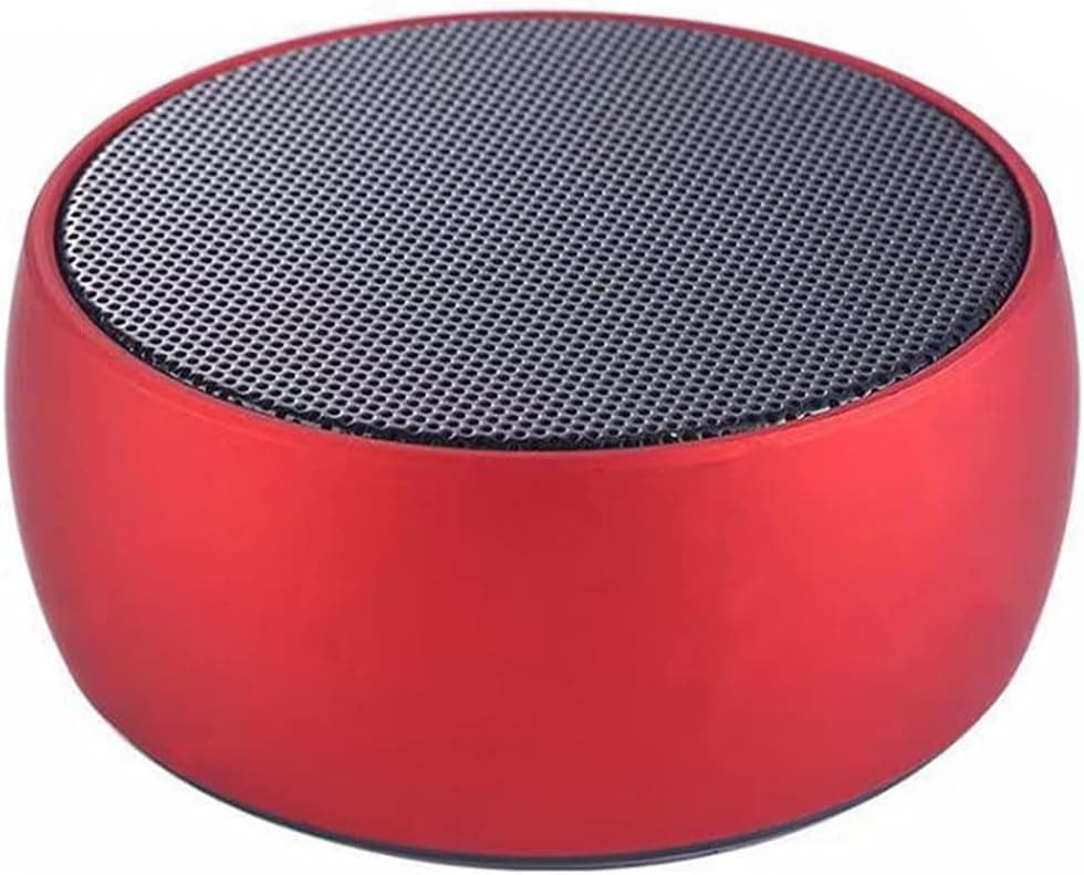 NC Portable Bluetooth Speakers, Waterproof Speakers, Dual Pairing, Rich Bass Loud Stereo, Hiking Bluetooth Speaker, Outdoor Speakers for Cycling & Travel (Red)
