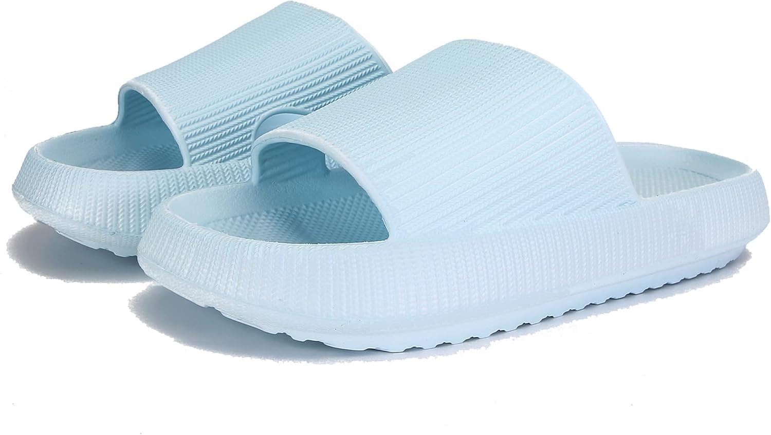 sharllen Pillow Slippers, Unisex Massage Foam Bathroom Slippers