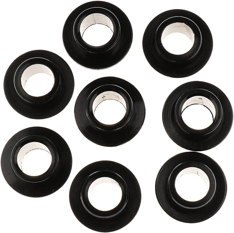 MonkeyJack 8pcs 8mm Roller Skate Wheels Center Bearing Bushing Spacer - Black