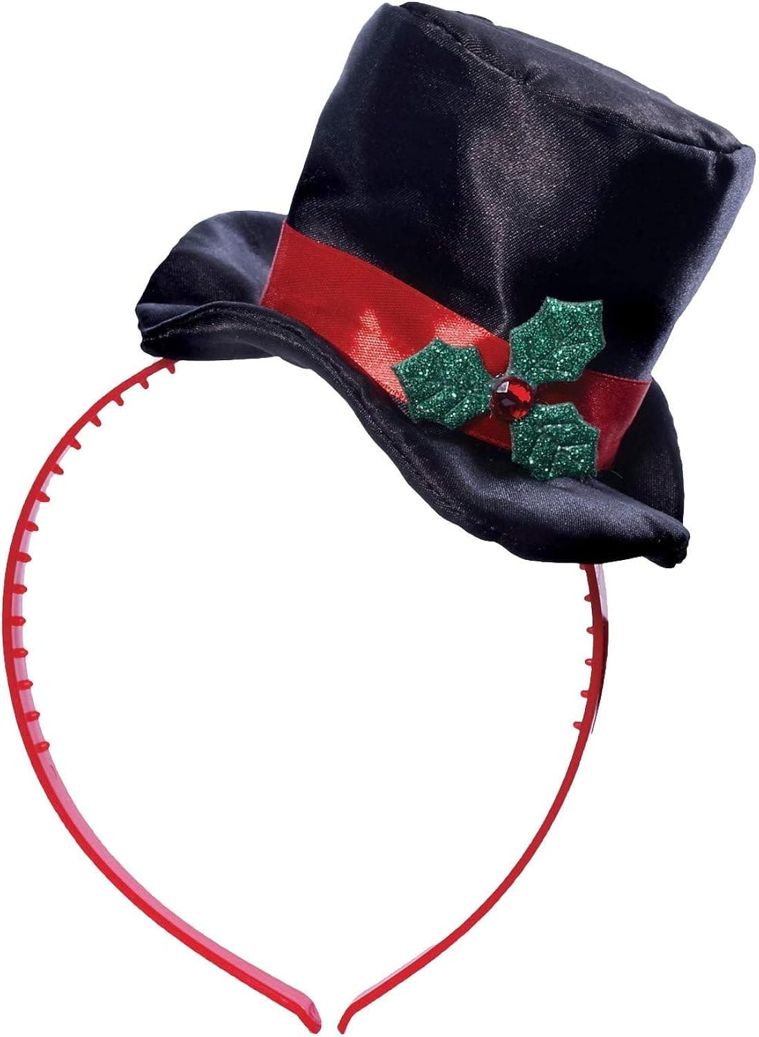 Forum Novelties Christmas Mini Top Hat With Mistletoe Costume Headband
