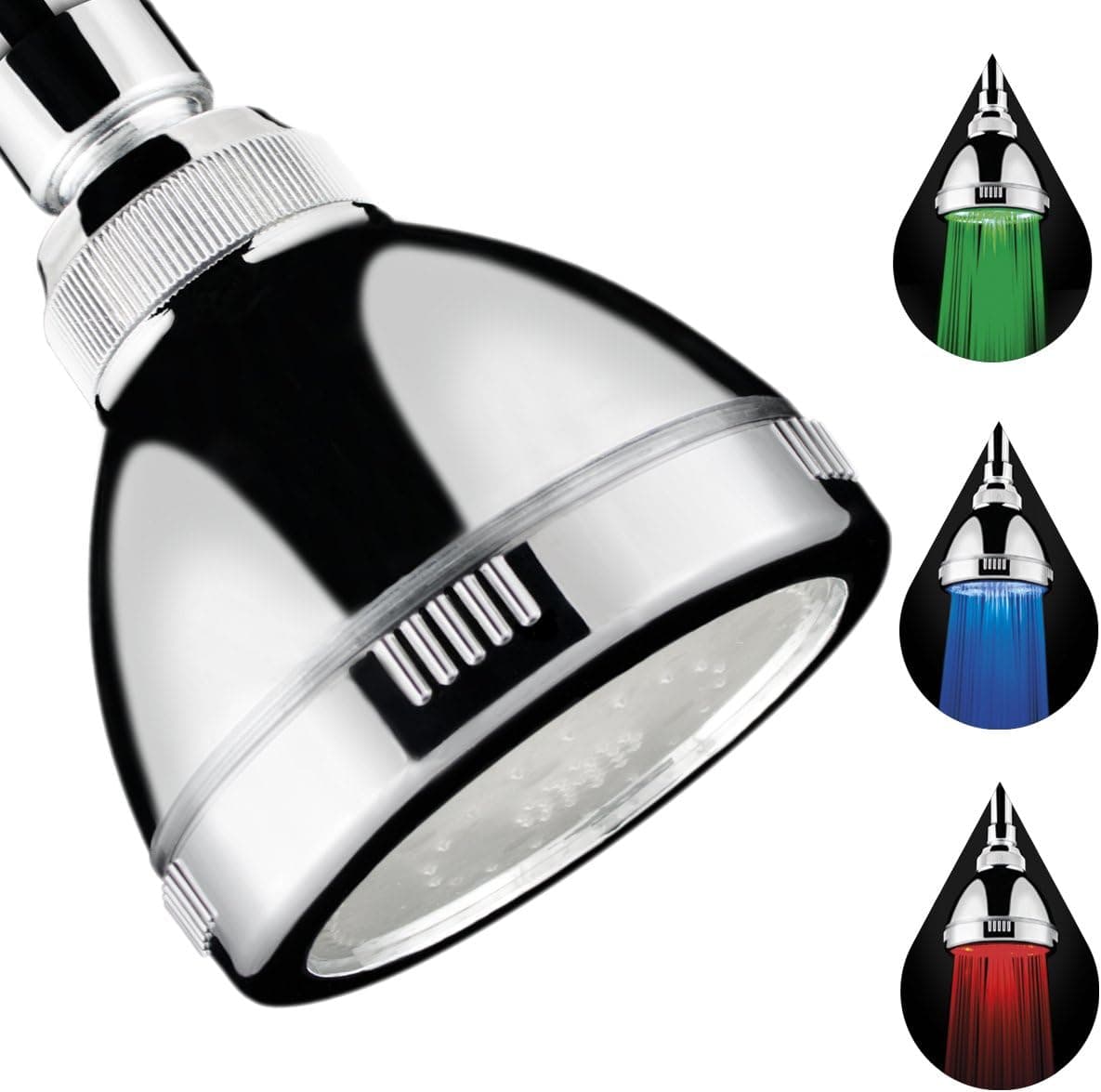 Happy Shower Color Changing Shower Head 12 LED Lights