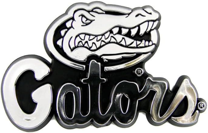 Florida Gators Silver Auto Emblem