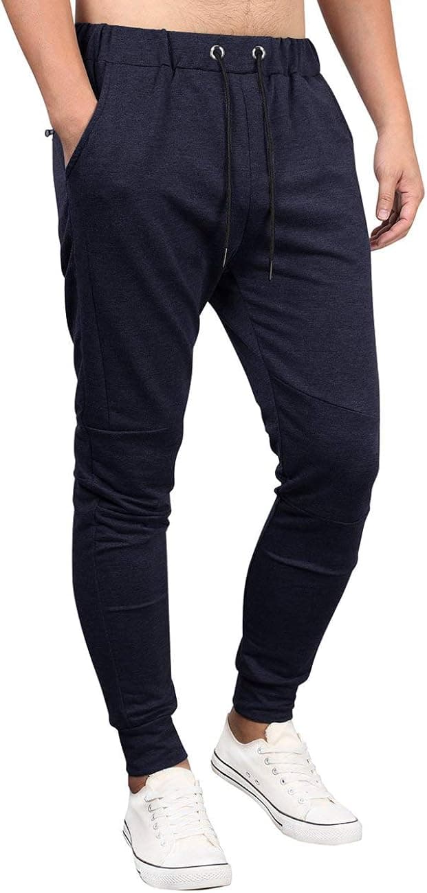 KUULEE Men’s Gym Workout Jogger Pants, Stretch Track Pants, Slim Fit Tapered Sweatpants for Jogging Training Running