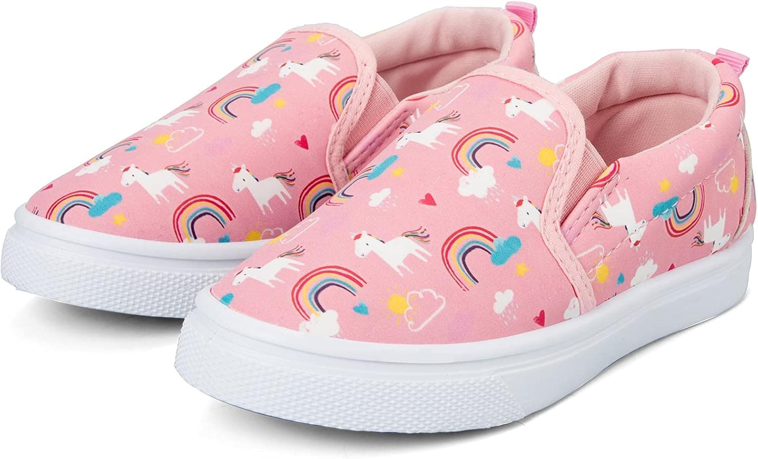 K KomForme Toddler Girls & Boys Slip On Canvas Sneakers Moccasins Kids Tennis Shoes