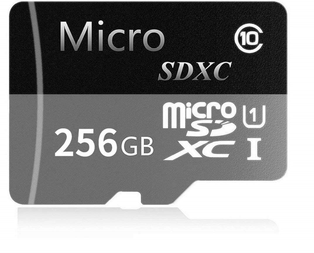 256GB Micro SD Memory Card High Speed Class 10 Micro SD SDXC Card With SD Adapter