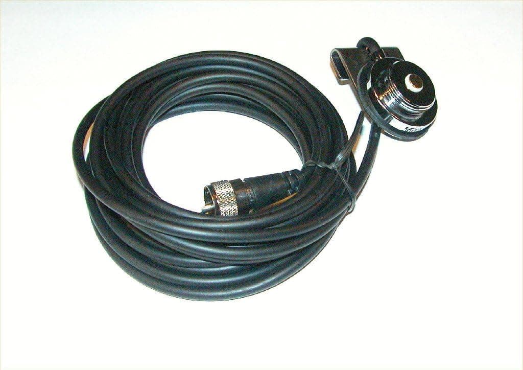 New Tram Browning 1246 UHF Trunk Radio Mount NMO and UHF PL-259 connectors with 17Ft of RG-58 Coax Cable Yaesu Kenwood HYT Vertex Icom Mobile Radios PL259