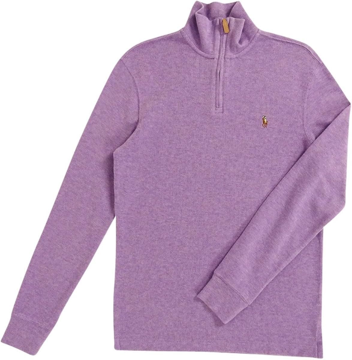 Polo Ralph Lauren Mens Ribbed Knit Mock Neck Pullover Sweater