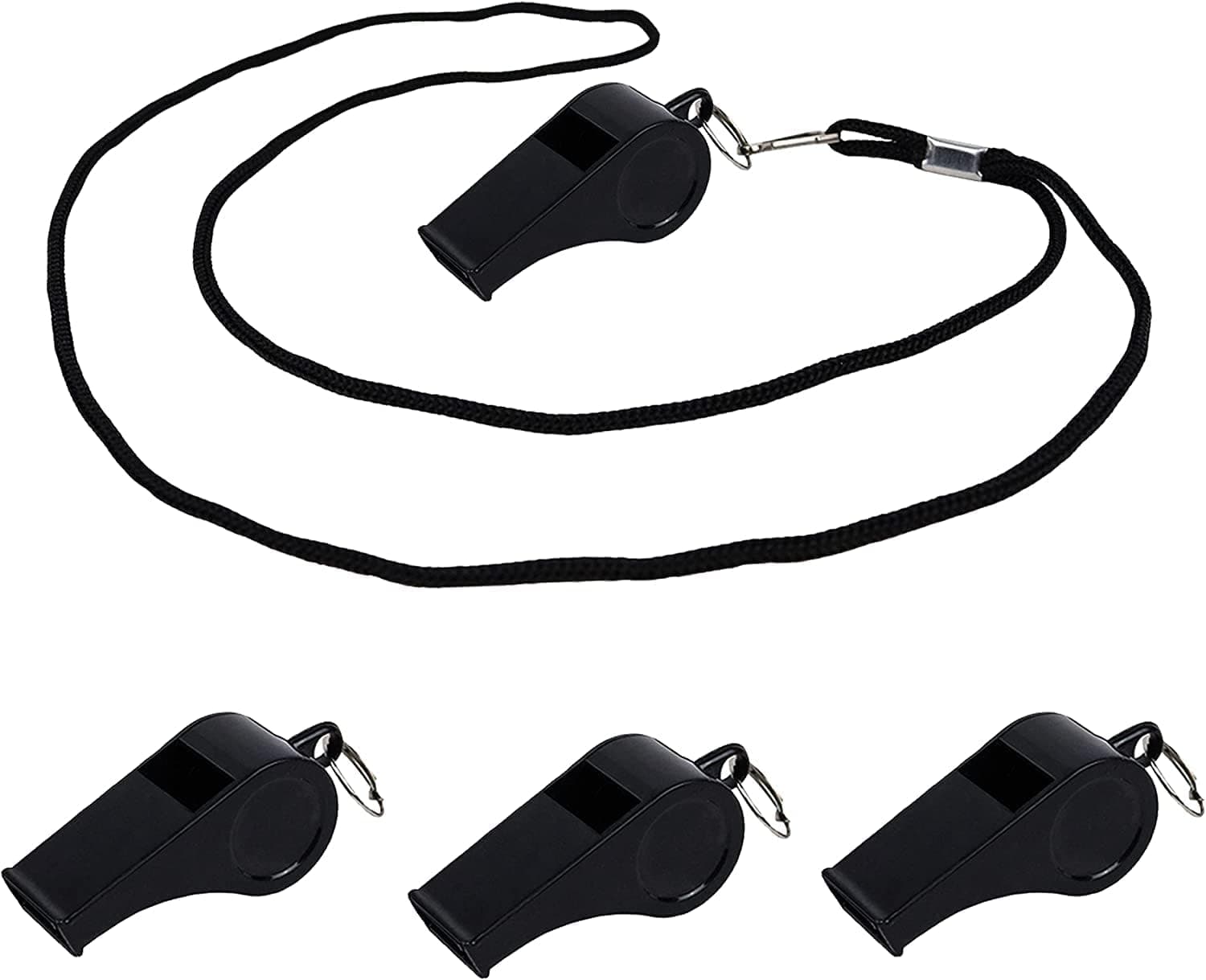 Aceoy Whistle, Sports Whistles with Lanyard, Loud Crisp Sound Whistles Bulk Perfect for Coaches, Referees, and Officials