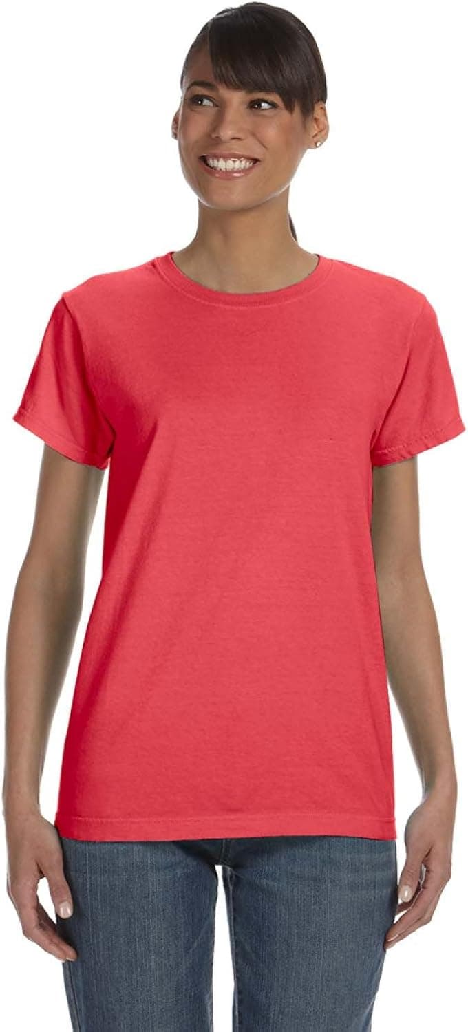 Comfort Colors Womens 5.4 oz. Ringspun Garment-Dyed T-Shirt (C3333) -PAPRIKA -XL