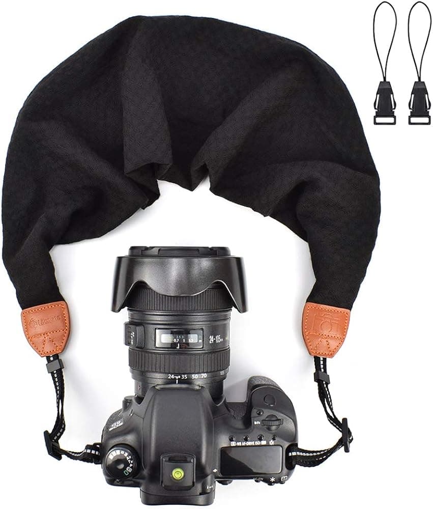LIFEMATE Scarf Camera Strap,DSLR Camera Strap Universal Neck Strap,Fabric Of Bohemia Floral Scarf Camera Strap For Women