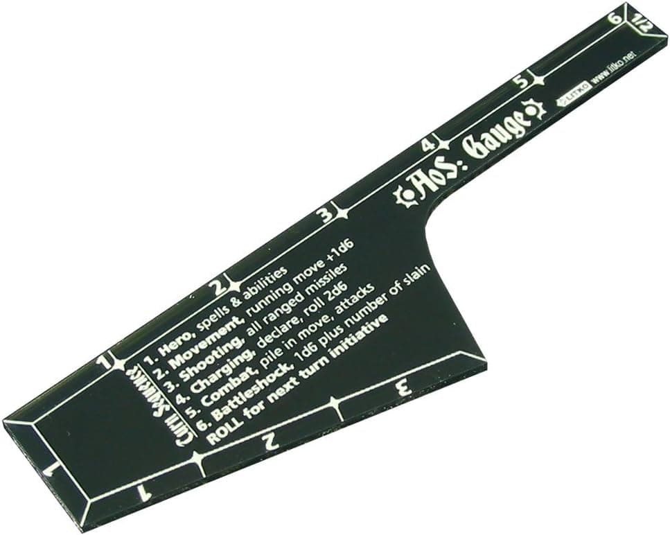 LITKO Movement Gauge Compatible with AoS 1st Edition & 2nd Edition, Translucent Grey