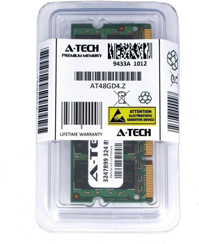 4GB DDR2-533 RAM Memory Upgrade for The Compaq HP Business Notebook 6000 Series 6715b (RM175UT#ABA) (Genuine A-Tech Brand)