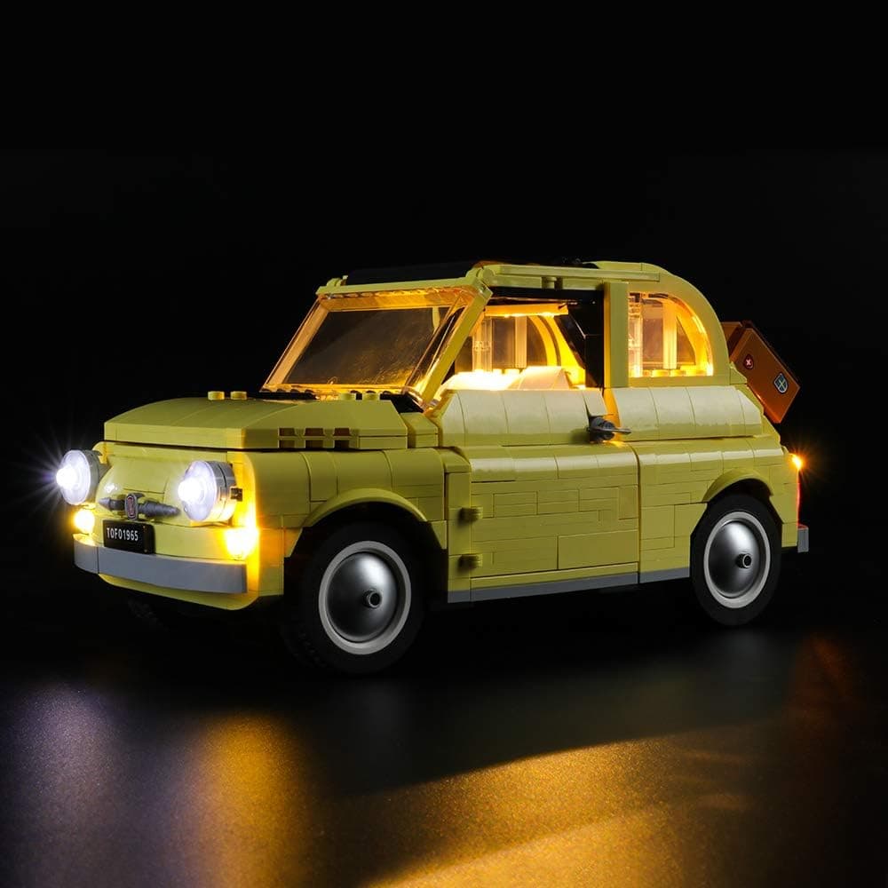 LIGHTAILING Light Set for (Creator Expert Fiat 500) Building Blocks Model - Led Light kit Compatible with Lego 10271(NOT Included The Model)