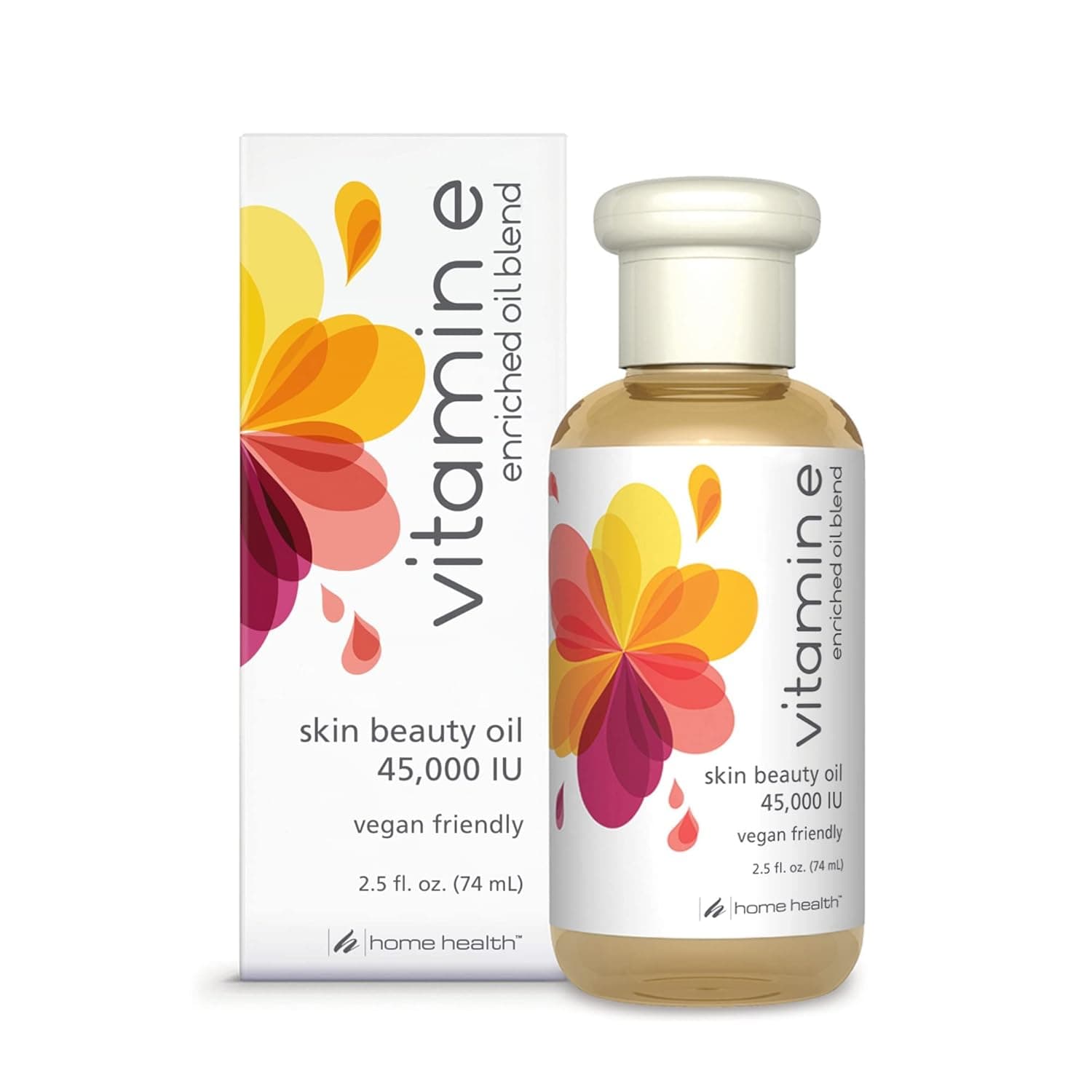 Natural Vitamin E Skin Beauty Oil Home Health 2.5 fl oz Liquid