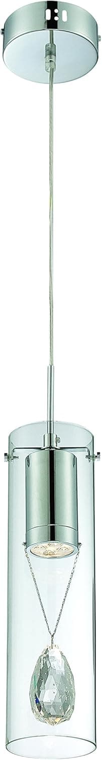 Lite Source EL-10130 Jacquelyne Ceiling Lamp, Chrome