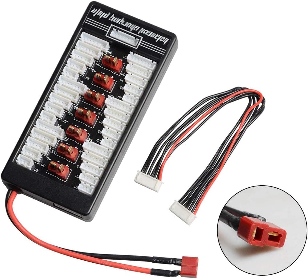AKK Lipo Battery Charging Board 2S-6S Parallel Balance Charging Plate for Imax B6 B6AC (T Plug)