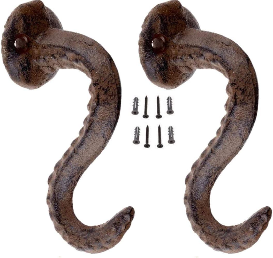Octopus Tentacle Wall Hook 2 Pack for Octopus Bathroom Decor Lovers, Fans of Ocean Wall Decor, Nautical Bathroom Accessories, Octopus Wall Decor Bathroom Nautical Wall Hooks, Steampunk Decor