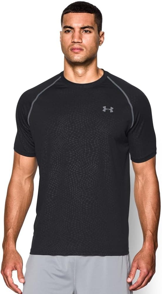 Under Armour Men's Tech Novelty Shorts Sleeve Tee