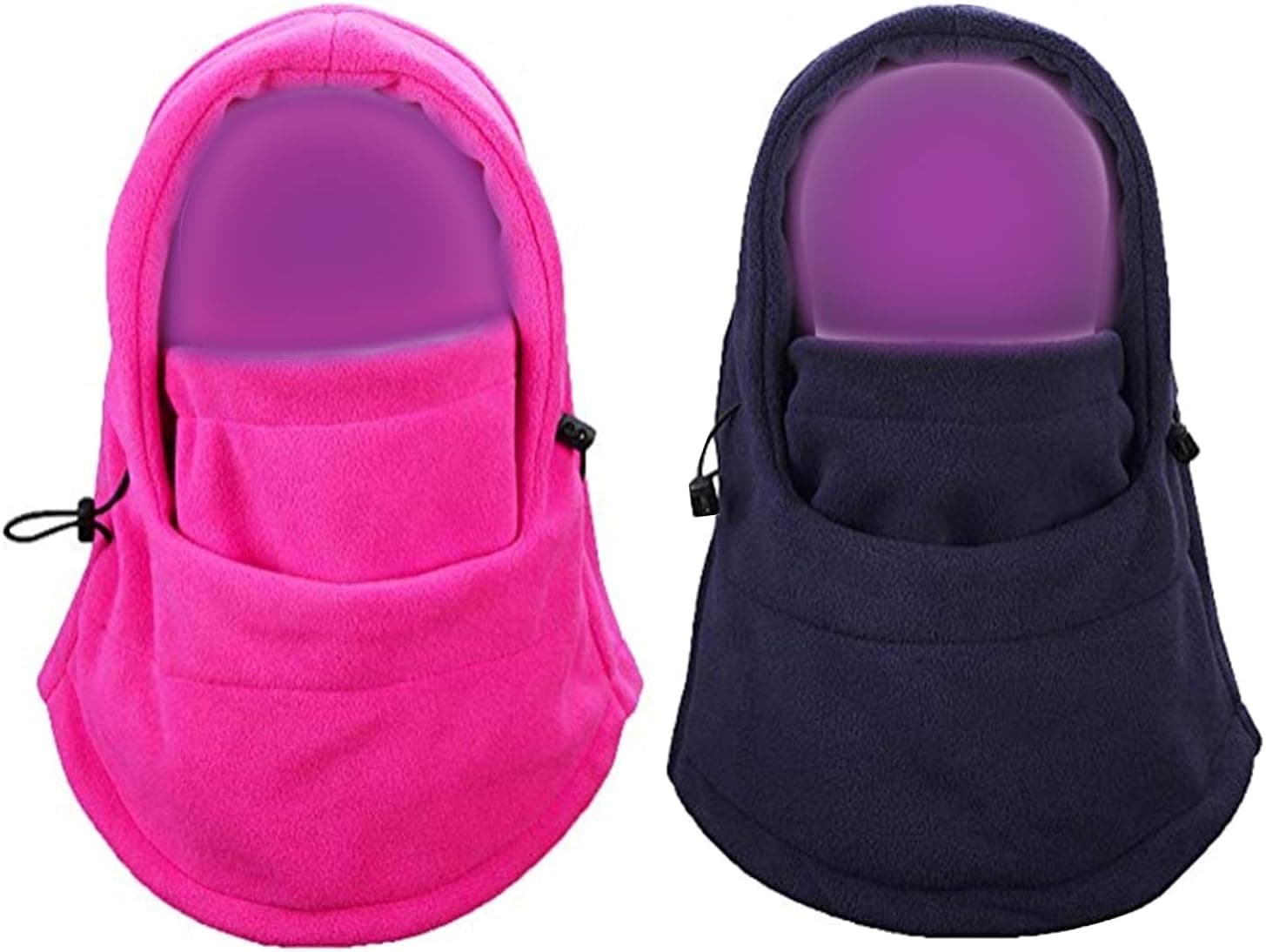 Winter Heavyweight Balaclava Windproof Thermal Fleece Ski Face Mask Warm Headhood Hat