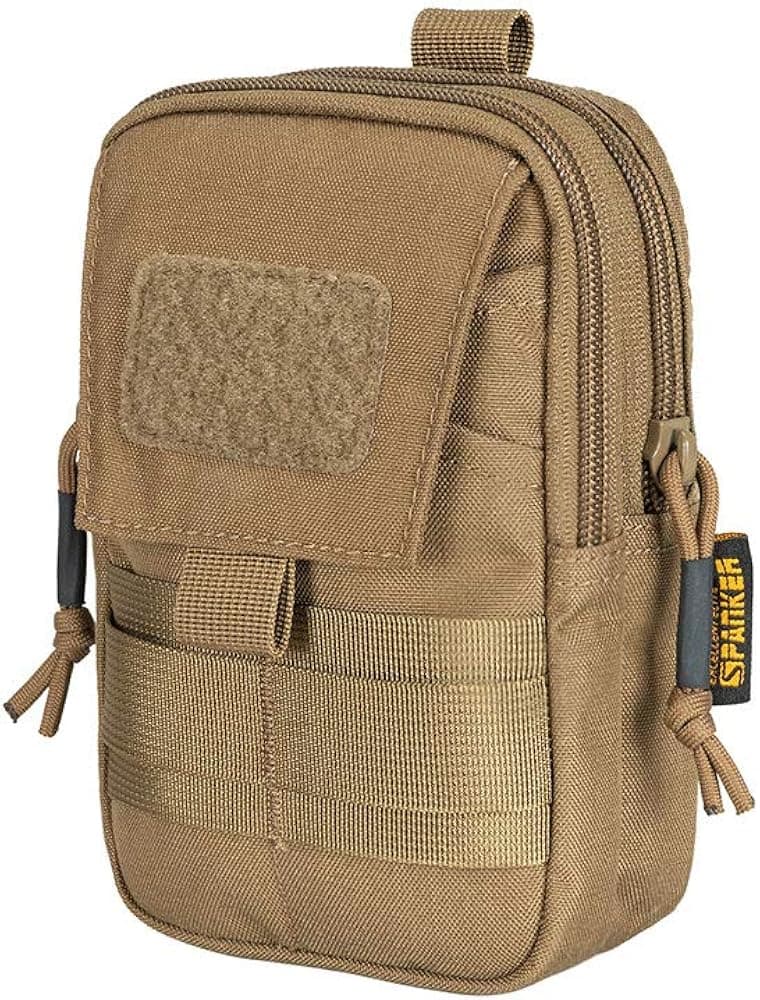 EXCELLENT ELITE SPANKER Tactical Molle EDC Pouch Nylon Belt Waist Bag Camping Hiking Organizer with Cellphone Holster for iPhone 12Pro 12 11ProMax XsMax XR XS X 8Plus 8 7 6 Samsung Galaxy Note 9 S9