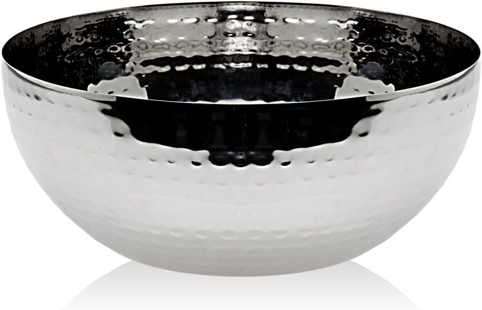 Godinger Round Hammered Nut Bowl