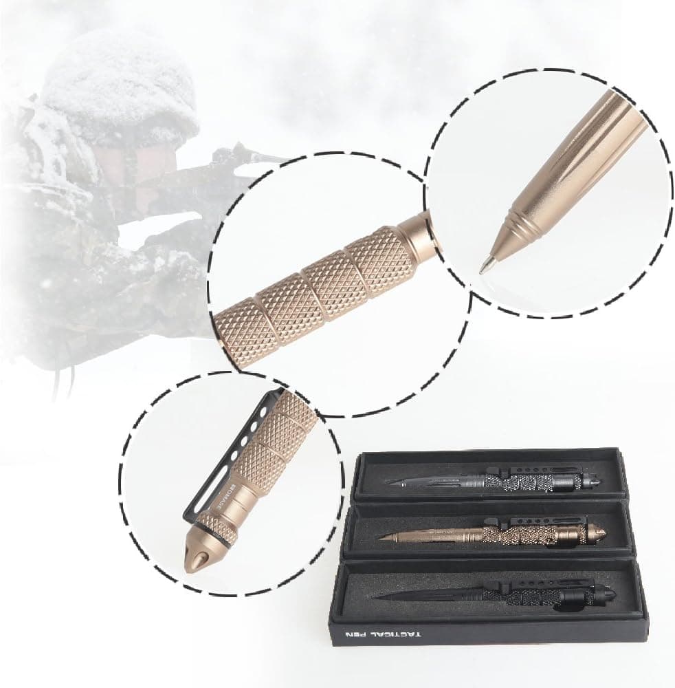 QUALITY GUARANTY luxury tactical pen ,self-derense tools , emergency aid tools ,survival pen ,business ink pen , aircraft grade aluminum made , offer black grey gold colors