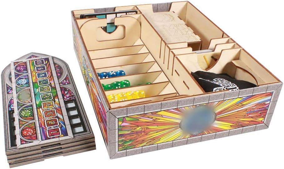 The Broken Token Game Organizer Compatible with Sagrada