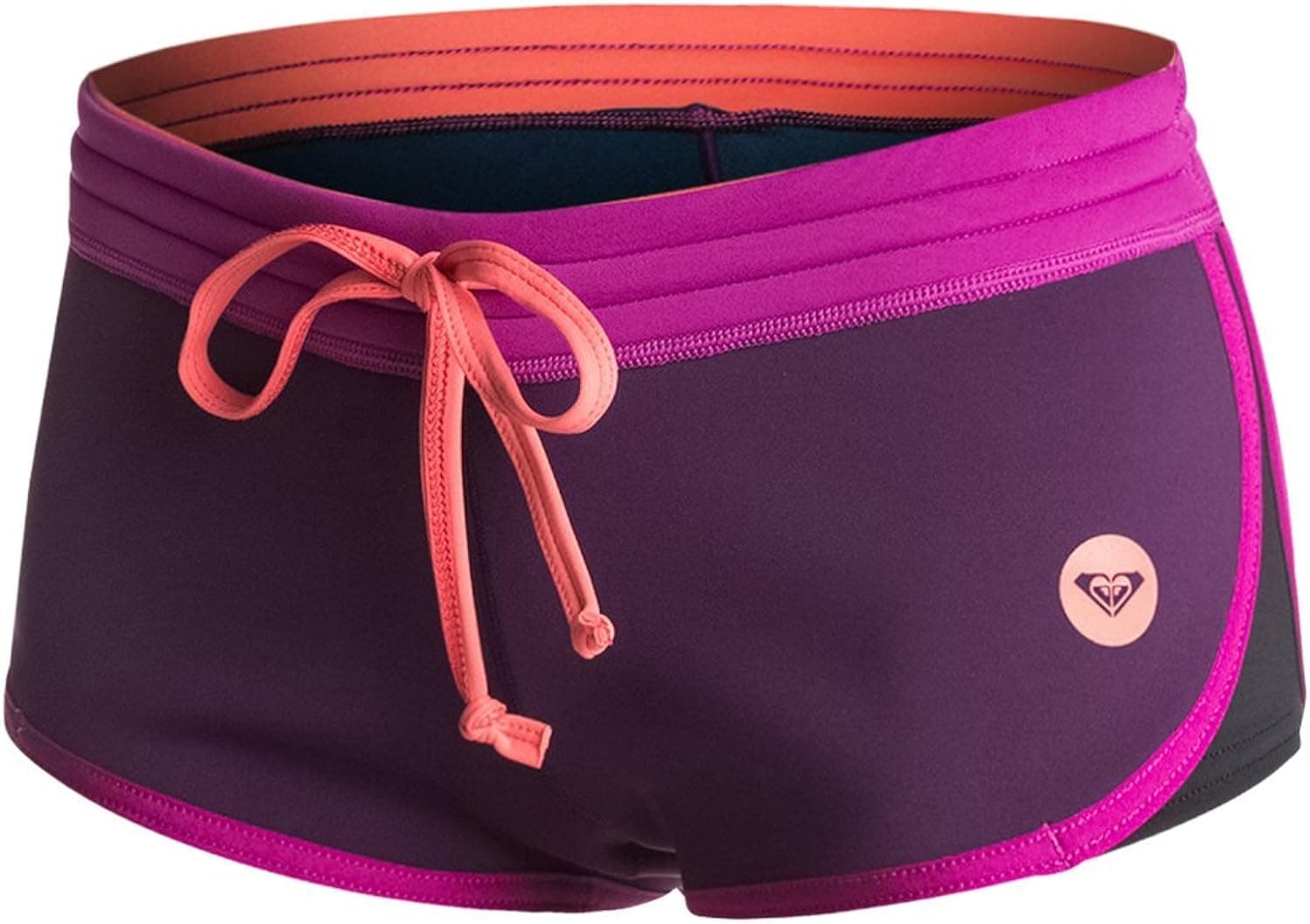 Roxy 2mm Women's XY NEO Shorts - Mulberry/Violet/Coral, 14