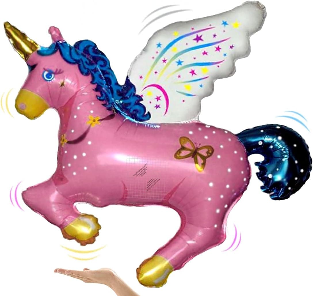 SPACE PET Levitating Pink Unicorn 43 inch Flying Floating Anti-Gravity Toy HOVERS in MID-AIR - Interactive & Educational String-Less Pet Balloon for Kids & Adult Indoor Events