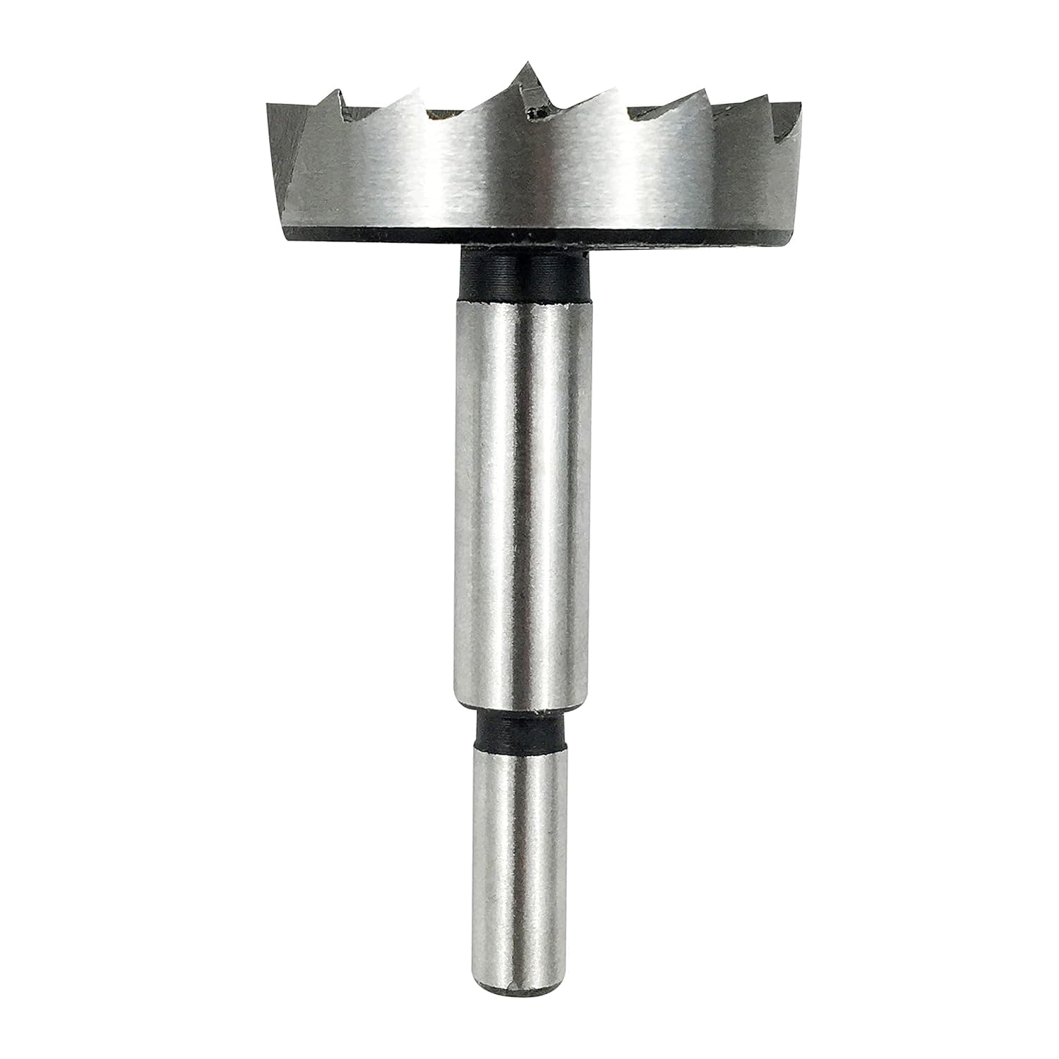 SOMADA 2-Inch Forstner Drill Bit for Wood, 3/8-Inch Round Shank, Wood Drill Bit for Soft and Hard Wood for use in Drill Press