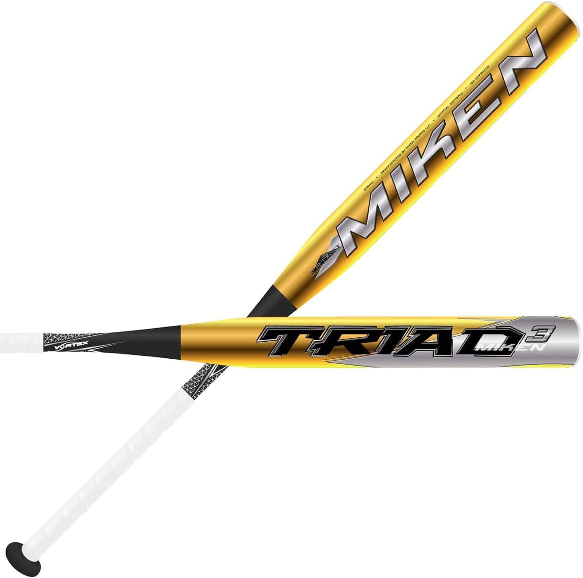 Miken Triad3 Maxload USSSA Composite Slow Pitch Softball Bat (2-Piece)
