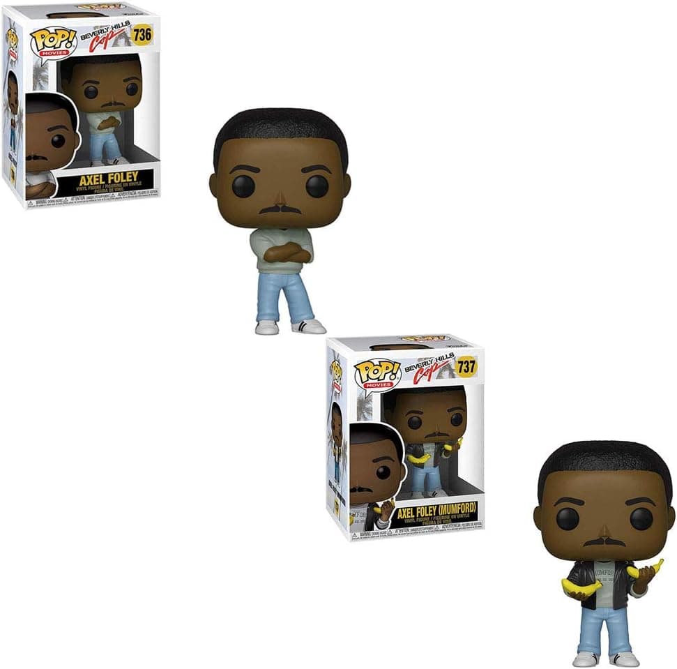 Funko POP! Movies Beverly Hills Cop: Axel Foley and Axel Foley Mumford Toy Action Figure - 2 POP Bundle