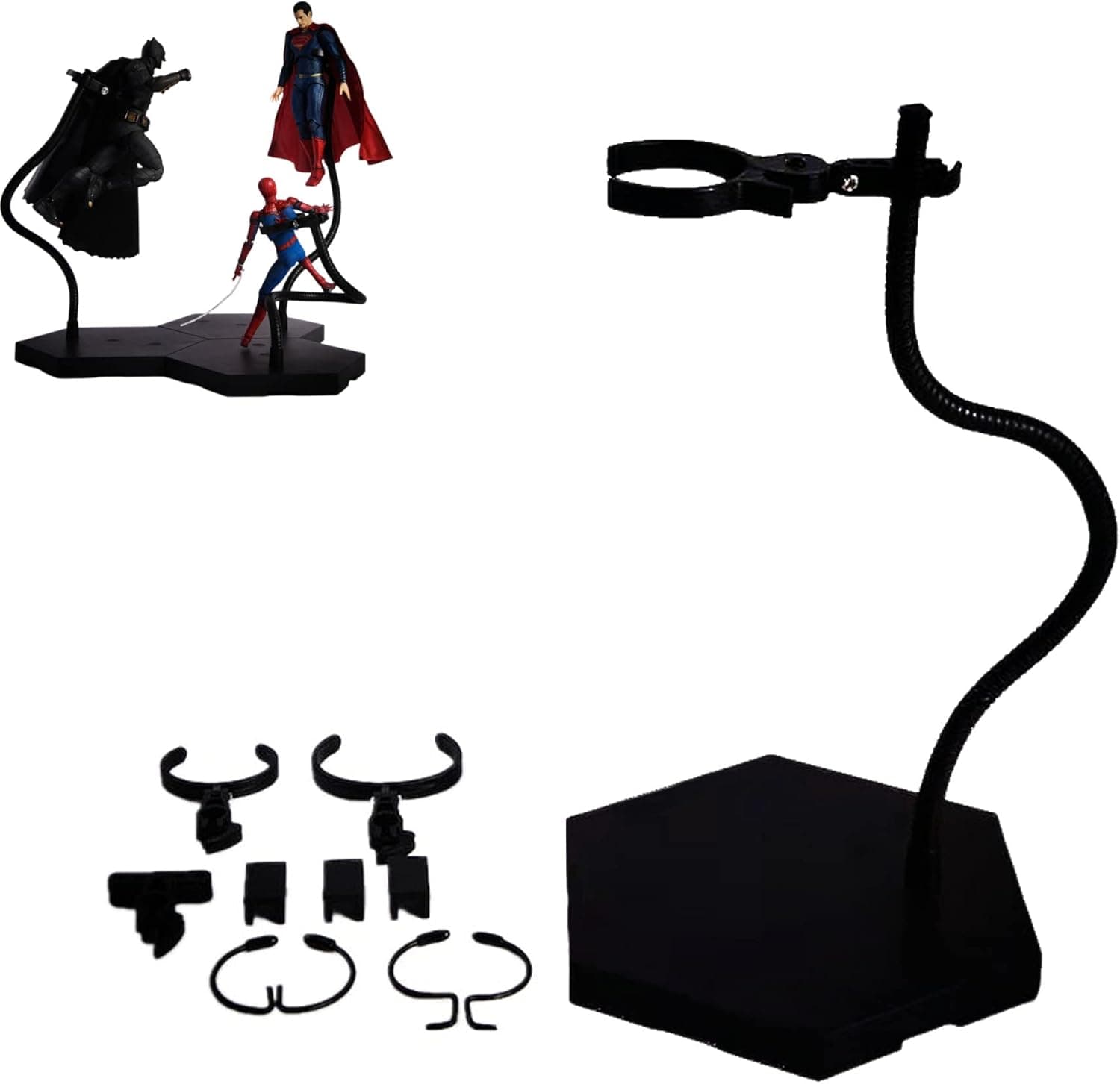 OUSHUO Doll Model Support Stand Action Figure Holder Action Figure Stand for 1/6 1/9 1/12 Scale Puppet Stand, Medium