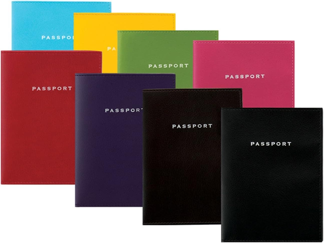Grandluxe Yellow PU Leather Urban Passport Holder (601195)