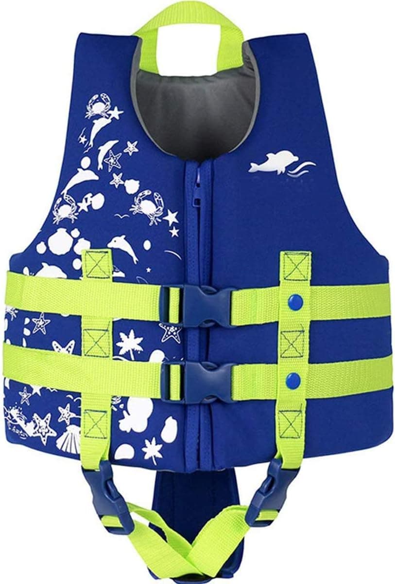 OldPaPa Kids Swim Vest, Float Swim Jacket for Toddlers Begin to Swim Infant Swim Trainer Vest with Adjustable Safety Strap Water Sports Buoyancy Toddler Floaties Fits Boys & Girls 30-50 lbs/2-9 yrs