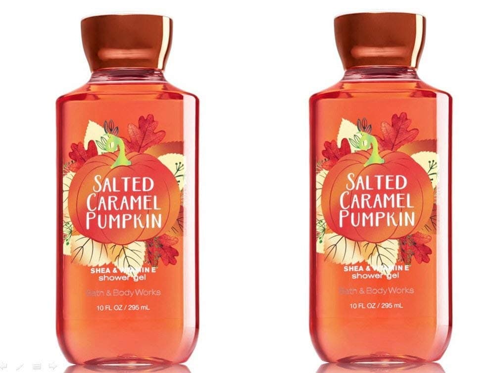 Bath & Body Works Salted Caramel Pumpkin Shower Gel 2 Pack