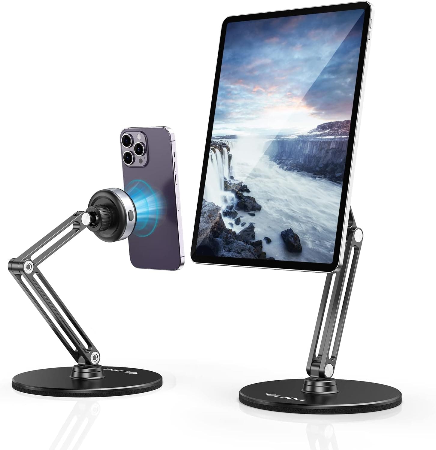 ULANZI Super Suction Power Holder - for Tablet and Cell Phones, iPhone 13 Pro Max, iPad Pro 12.9/9.7, iPad, iPad Air 2, iPad Mini, Surface Pro Series, and Samsung Galaxy Suitable for Tab and Fire