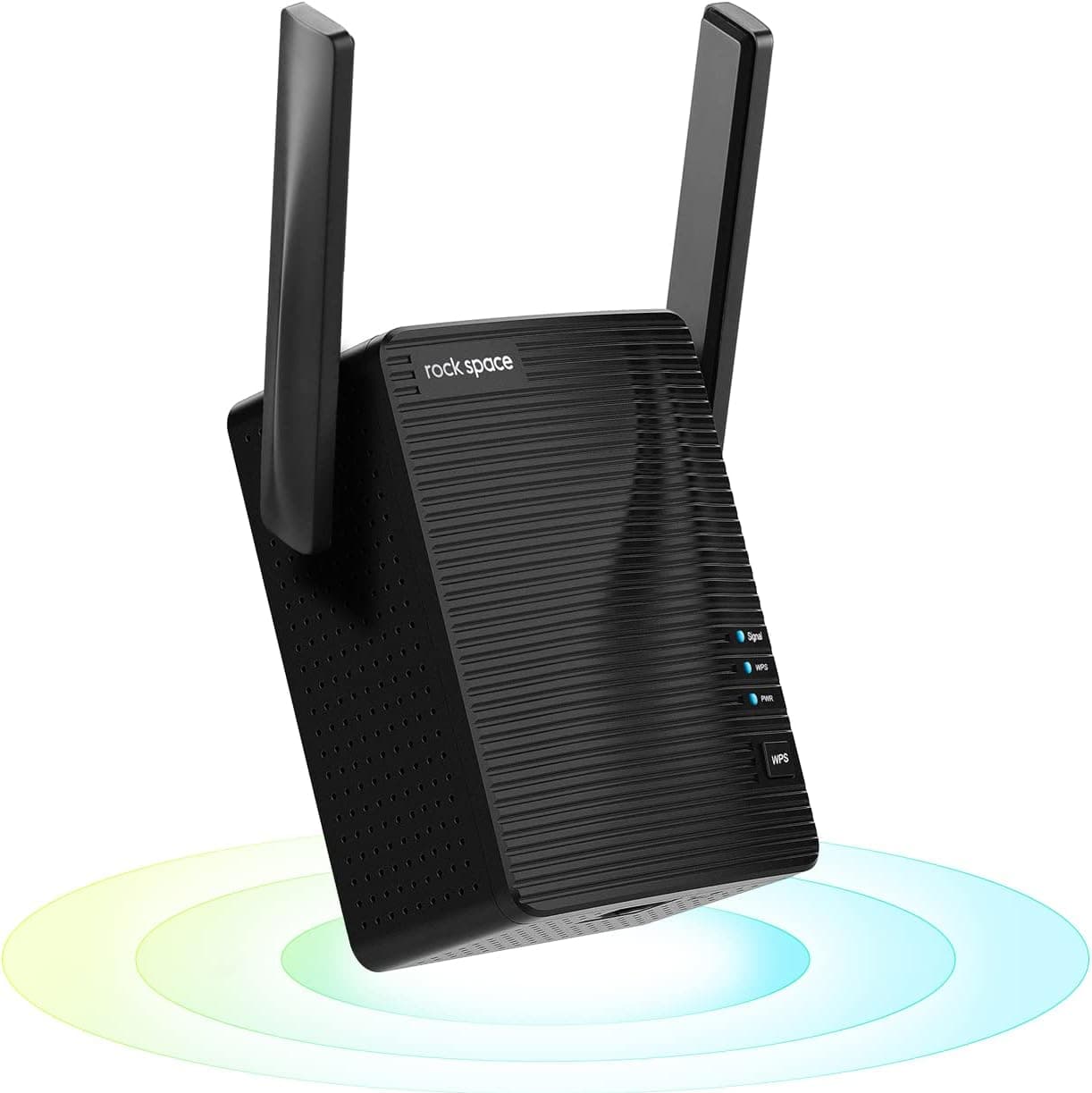 rockspace WiFi Range Extender, Signal Booster Covers Up to 2624 sq. ft. and 20 Devices, AC1200 Dual-Band WiFi Repeater for Home, Internet Repeater Equipped w/ WPS Button, Ethernet Port, Access Point