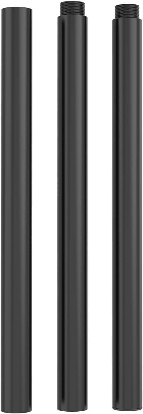 WALI 48 inch Mounting Pole Heavy Duty Accessory for WALI Monitor Mounting System (001XXL), Black
