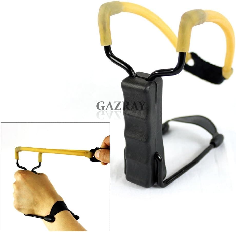 Folding Wrist Sling Shot Slingshot High Velocity Brace Outdoor Hunting